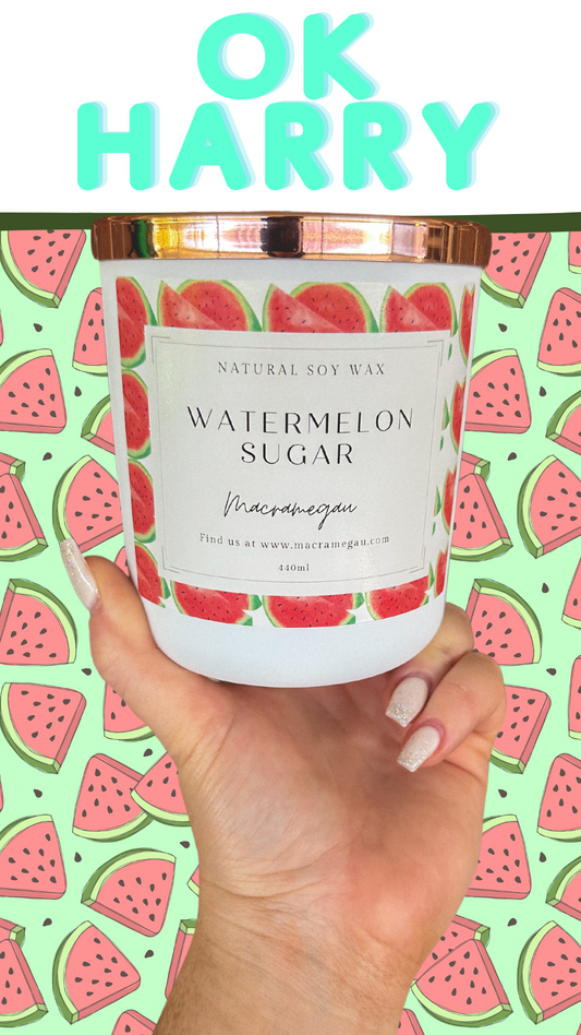 Watermelon Sugar - NATURAL SOY CANDLE - 440ml