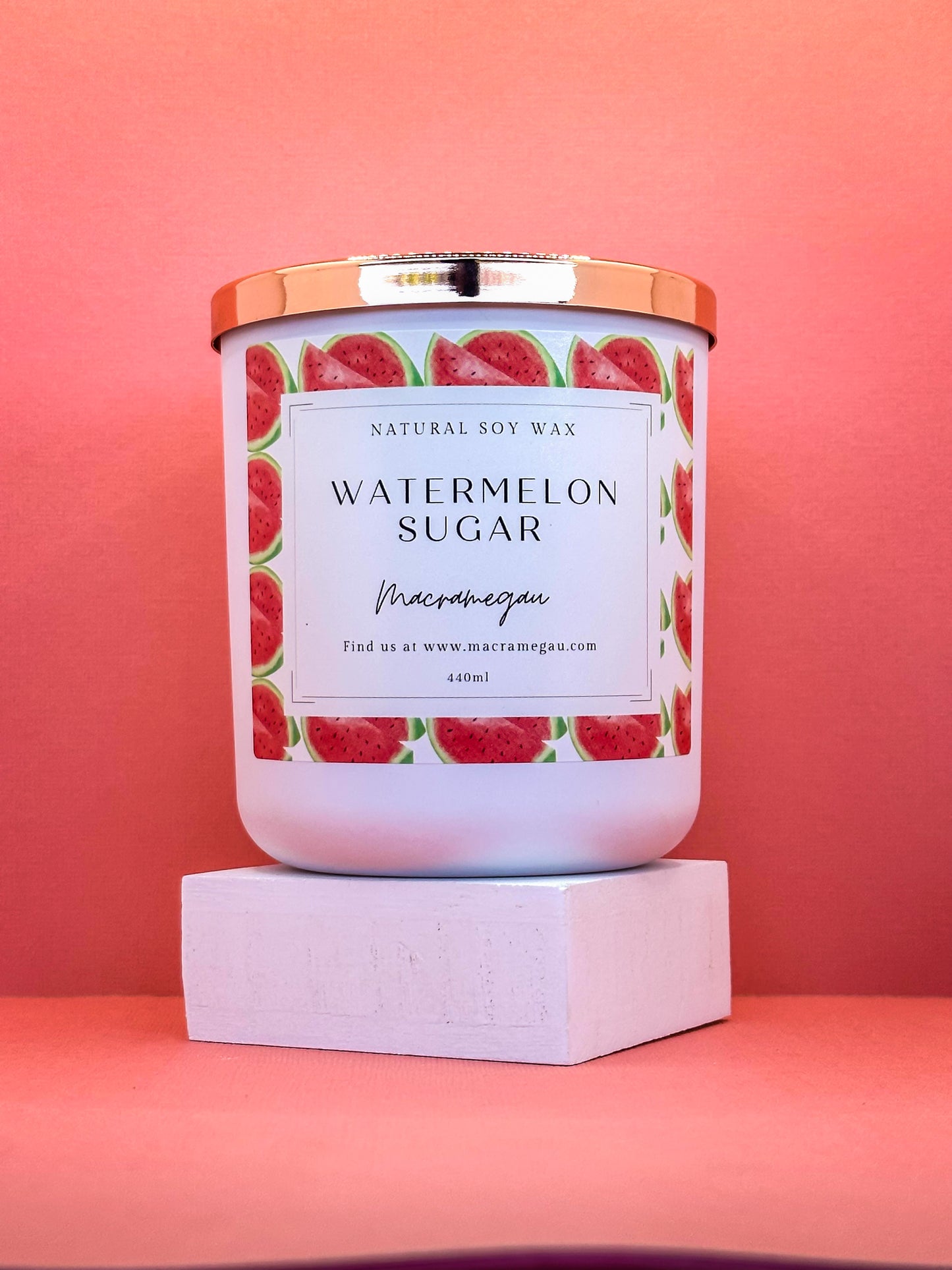 Watermelon Sugar - NATURAL SOY CANDLE - 440ml