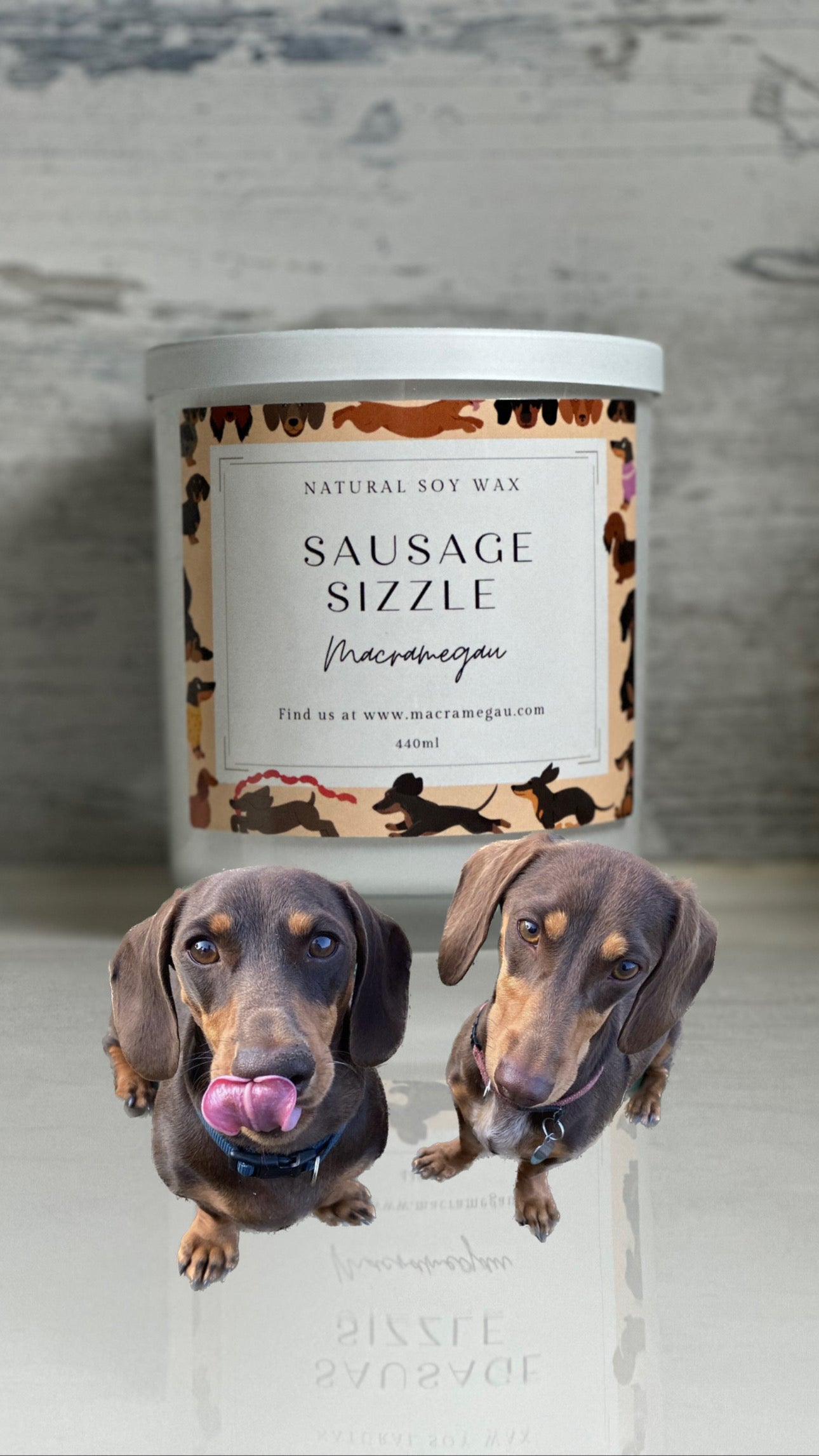 Sausage Sizzle Candle - Natural Soy Candle - 440ml