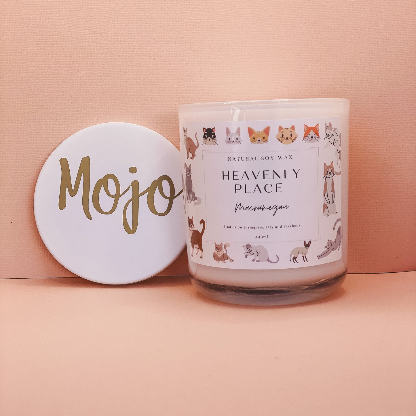 VET CLINIC ONLY - CAT Pet Memorial Candle - Natural Soy Candle - 440ml
