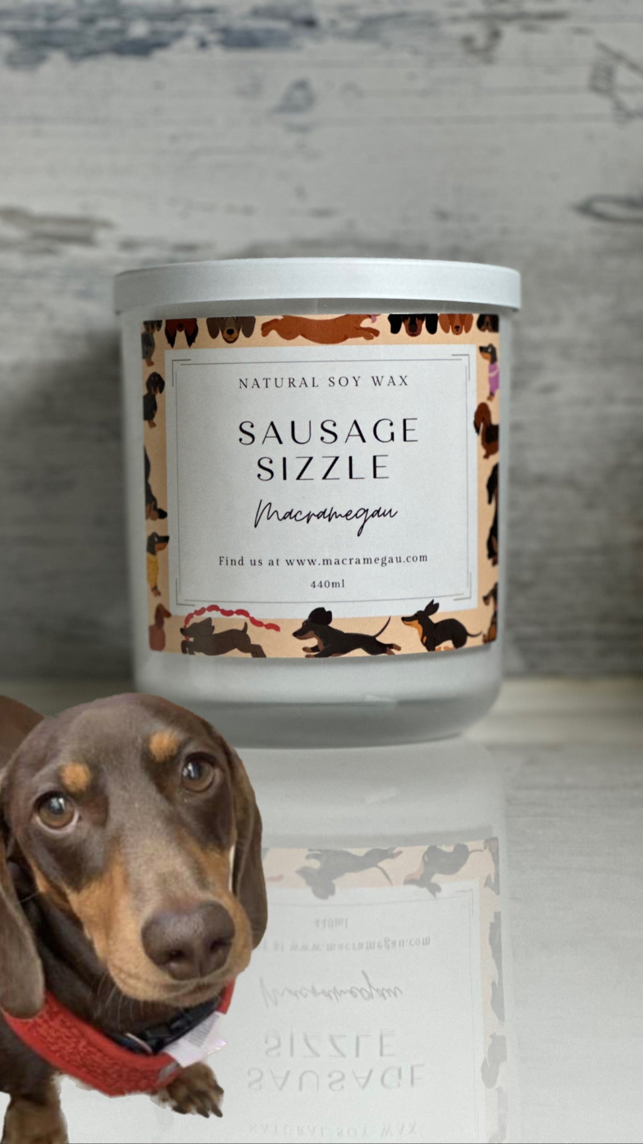 Sausage Sizzle Candle - Natural Soy Candle - 440ml