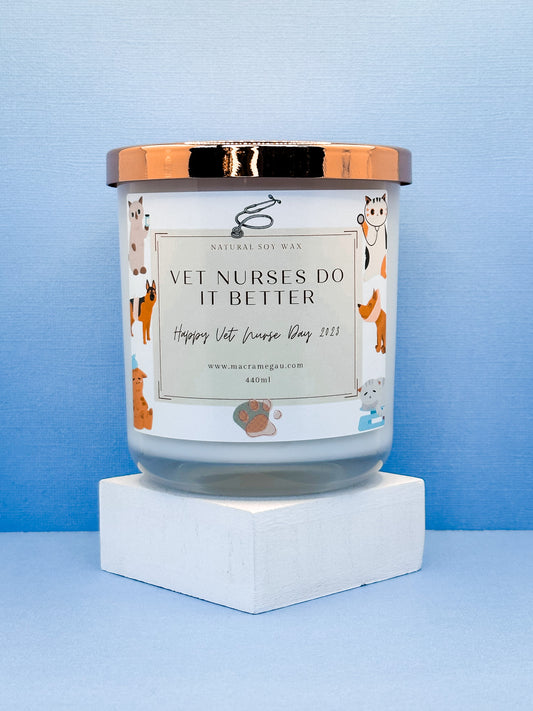 VET NURSE DAY CANDLE - 2023 - 440ml