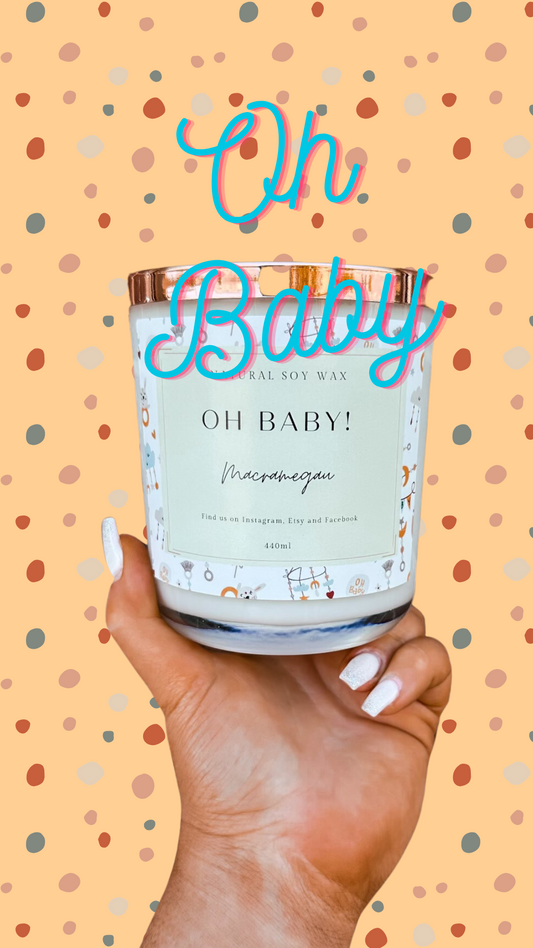 Oh BABY - Natural Soy Candle - 440ml