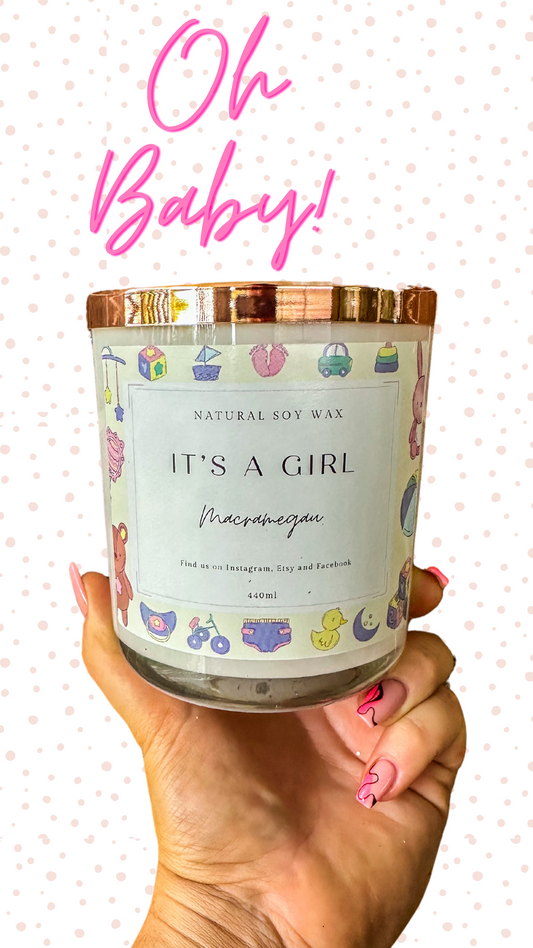 It’s a GIRL - Natural Soy Candle 440ml