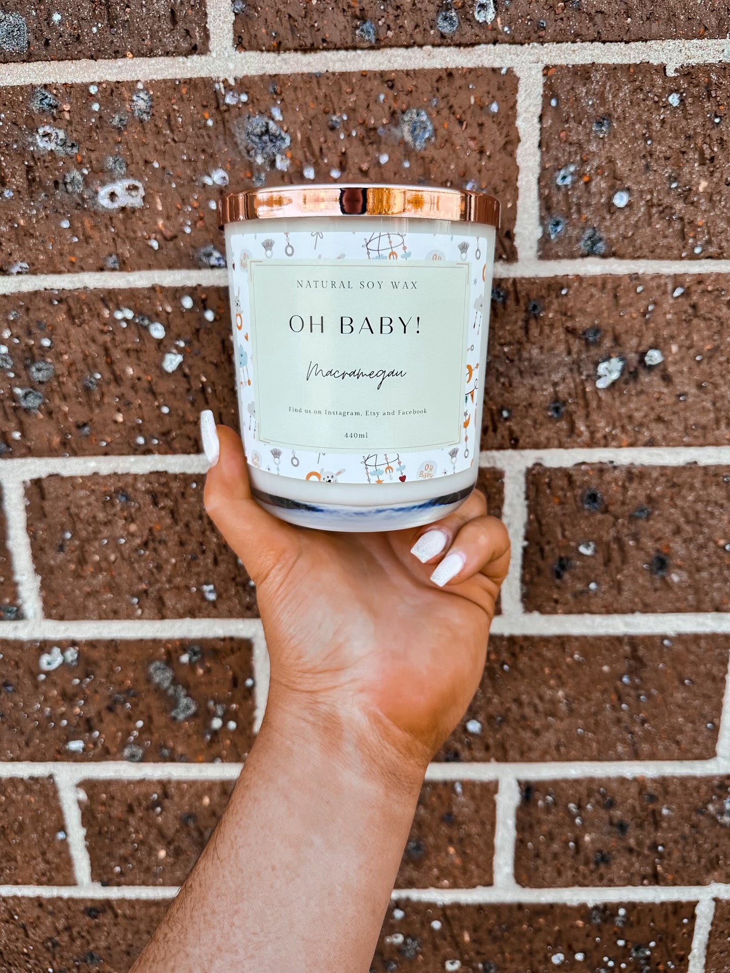 Oh BABY - Natural Soy Candle - 440ml