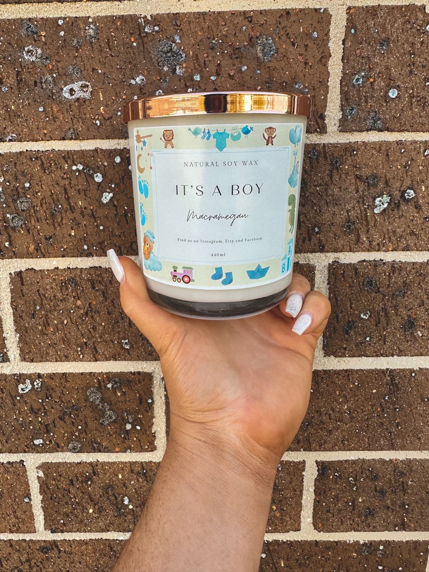 It’s a BOY - 440ml Natural Soy Candle