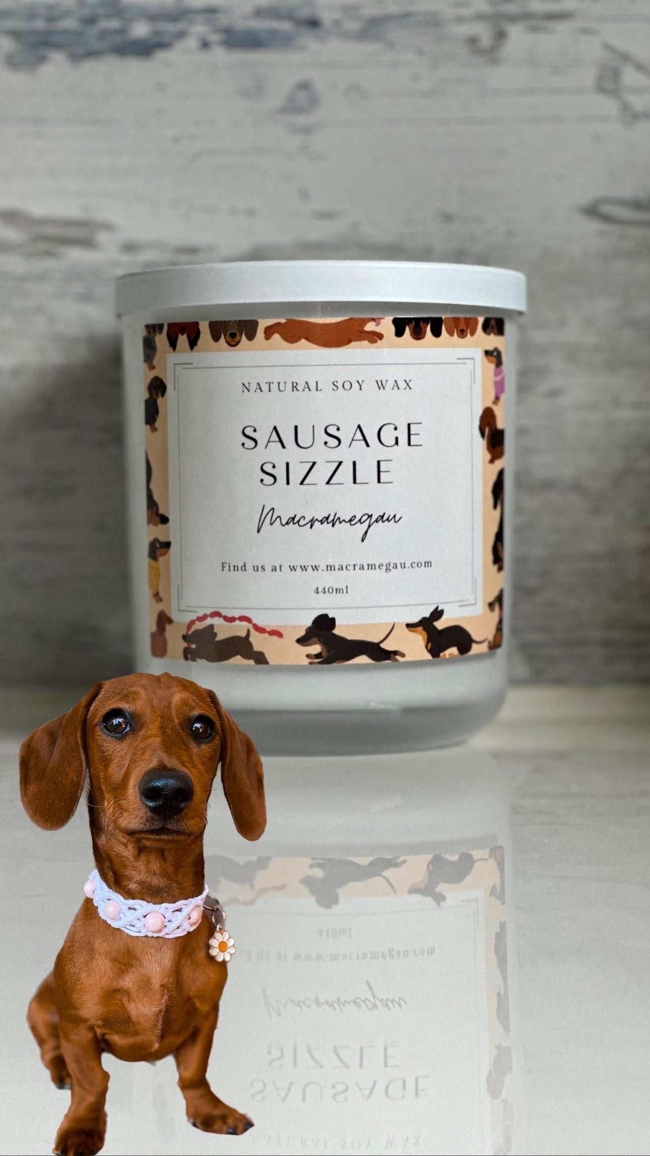 Sausage Sizzle Candle - Natural Soy Candle - 440ml